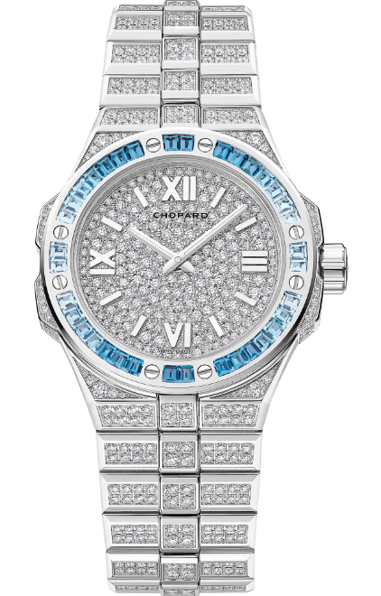 Chopard Alpine Eagle 33 Frozen Topaz Blue 295384-1004 Replica Watch